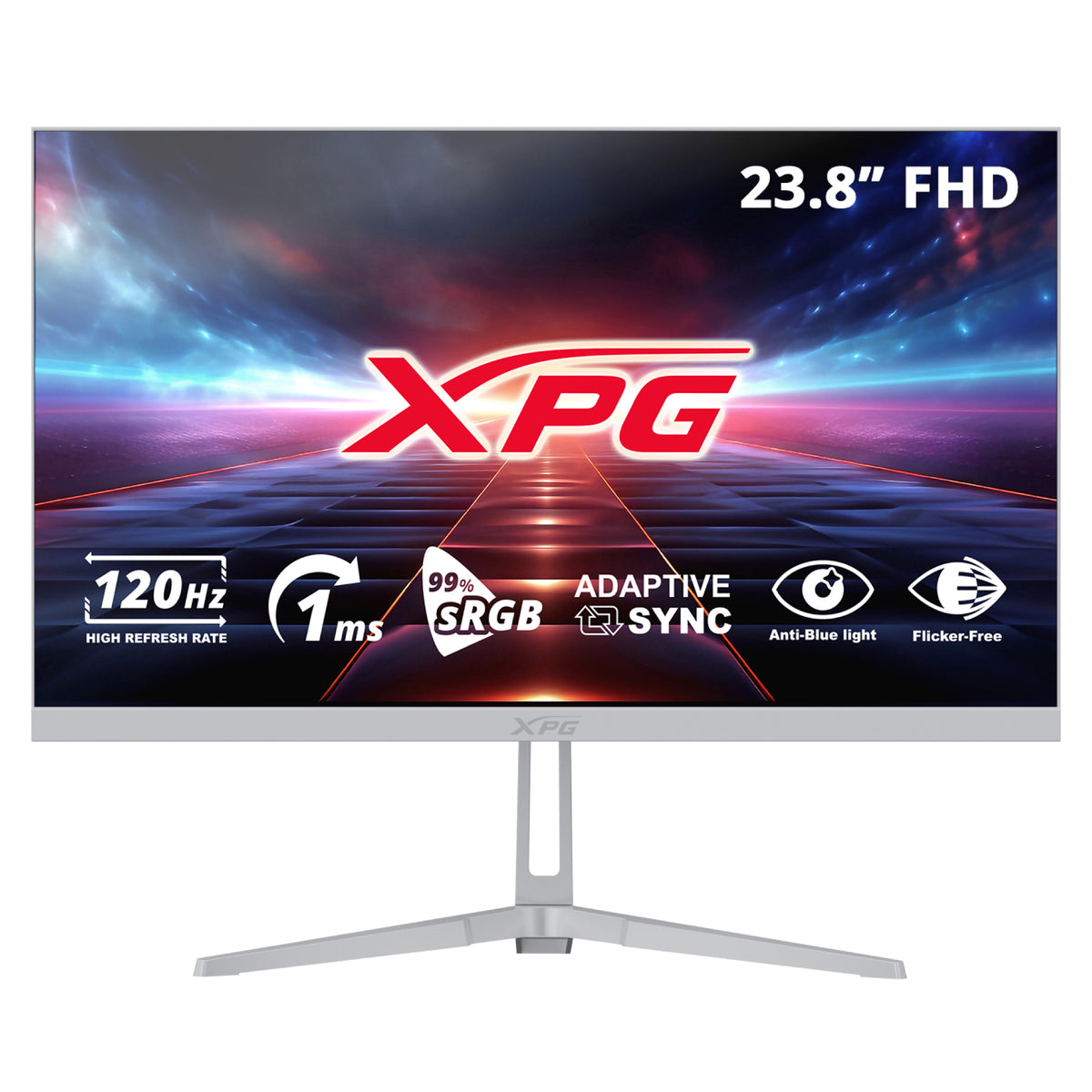 Monitor XPG 23.8" Plano IPS 1920X1080 FHD 120hz — Blanco