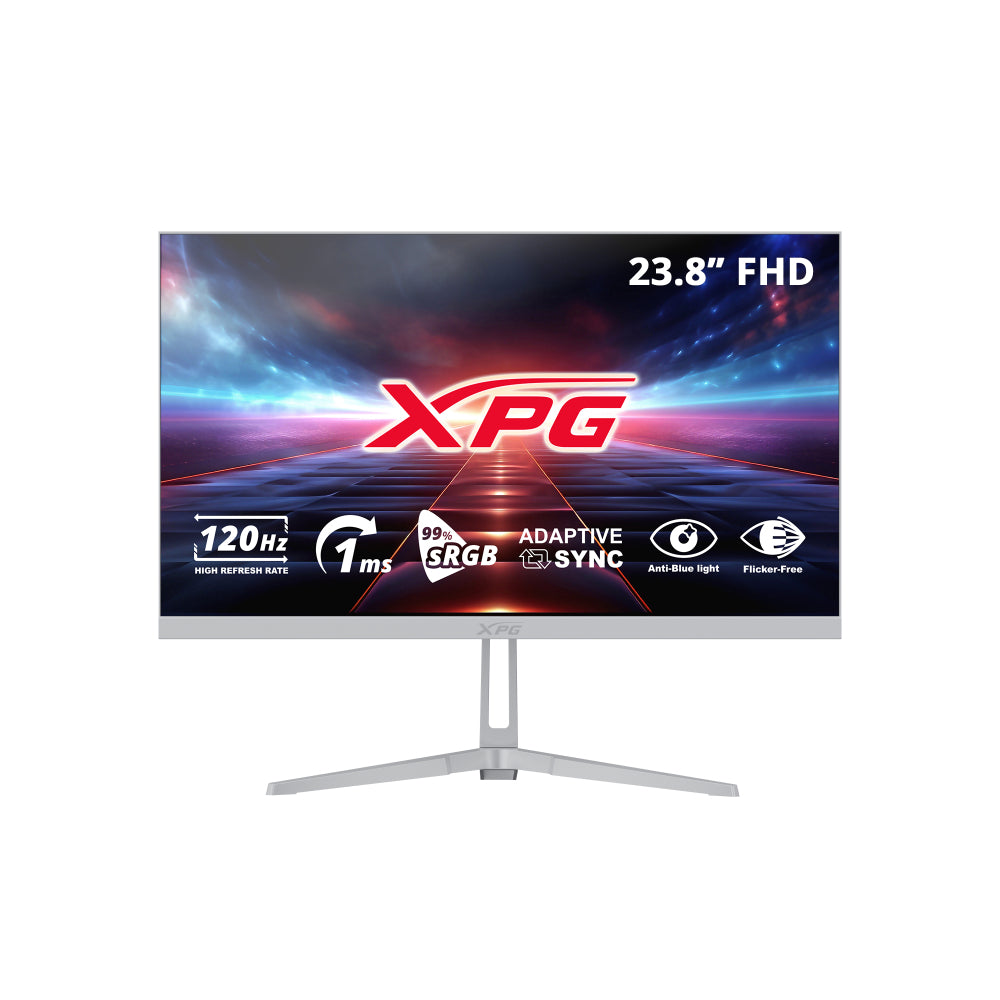 Monitor XPG 23.8" Plano IPS 1920X1080 FHD 120hz — Blanco
