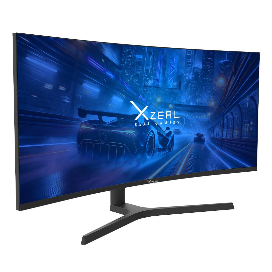 Monitor Xzeal 34" Gaming Curvo XZ6010-1 Resolución de 3440x1440p 165Hz 4ms Color Negro