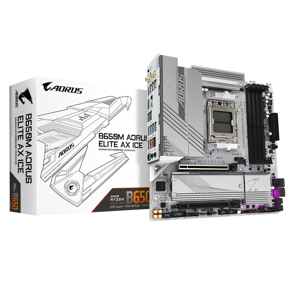 Motherboards Gigabyte B650M a Elite Ax Ice