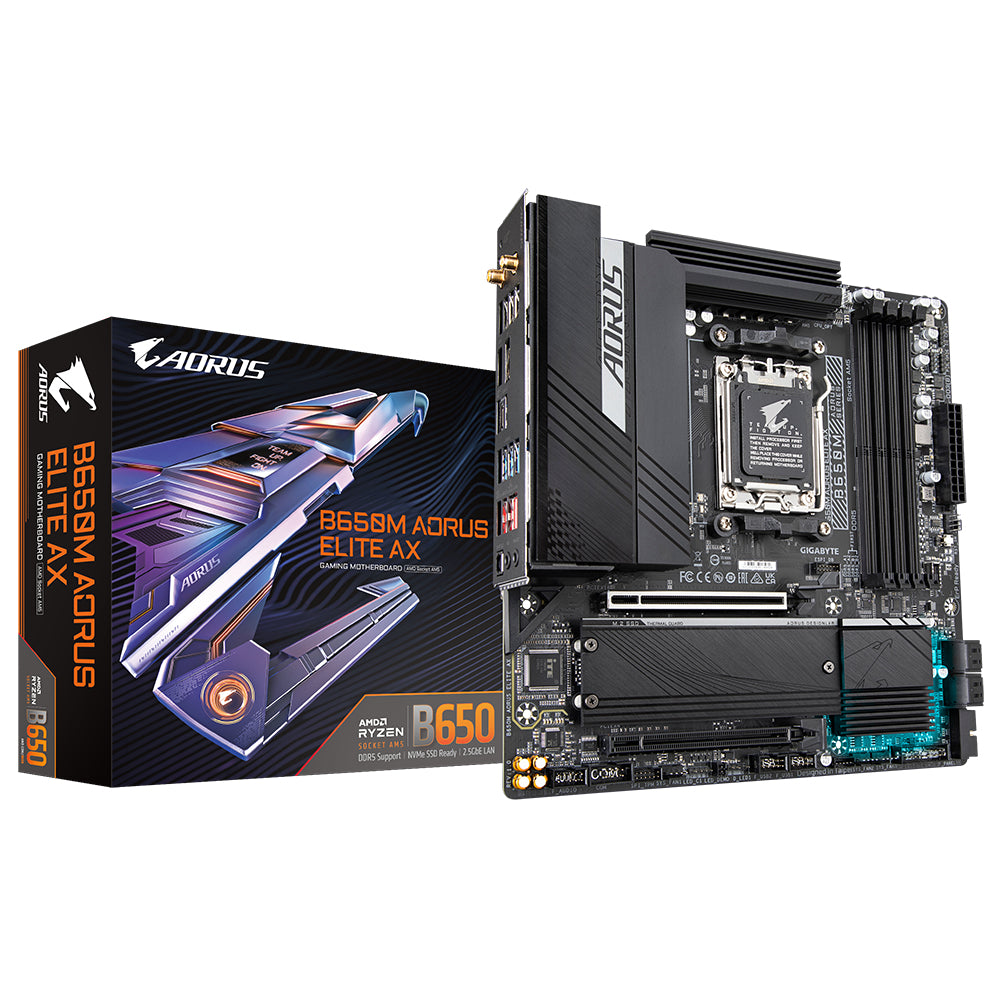 Motherboards Gigabyte B650M Aorus Elite Ax