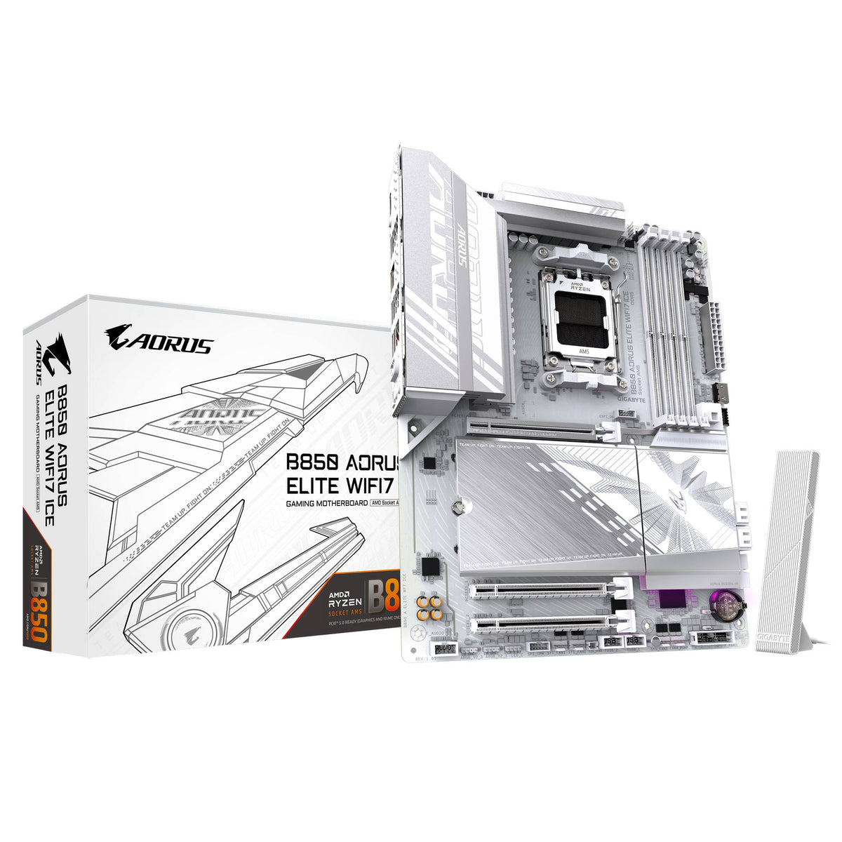 Motherboards Gigabyte B850 a Elite WF7 Ice