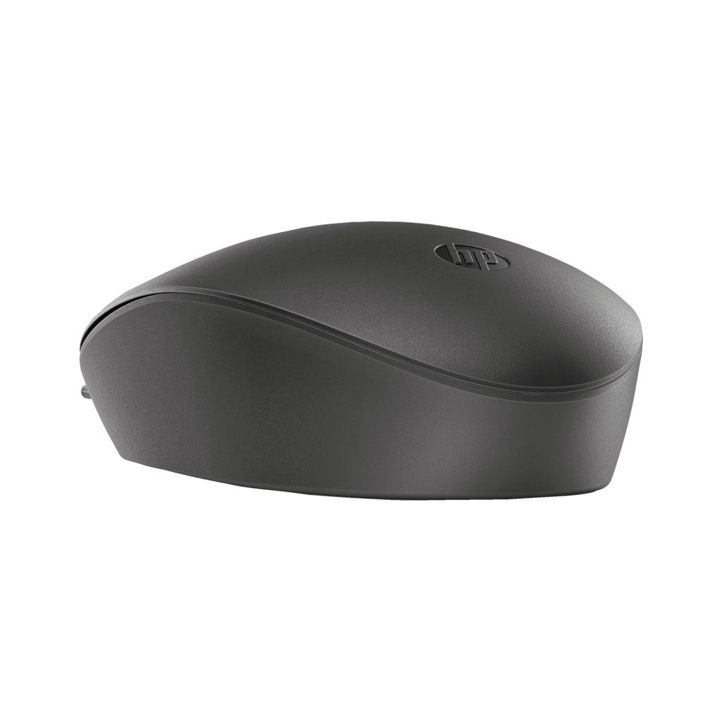 Mouse HP 125 Alámbrico USB Negro Sensor Óptico 1200 DPI 3 Botones Cable 1.8 m Compatible Con Windows