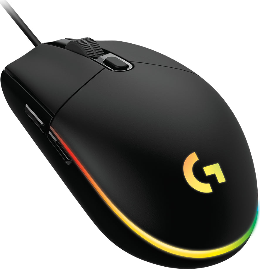 Mouse Logitech G203 Lightsync Gaming 8000 dpi RGB — Negro