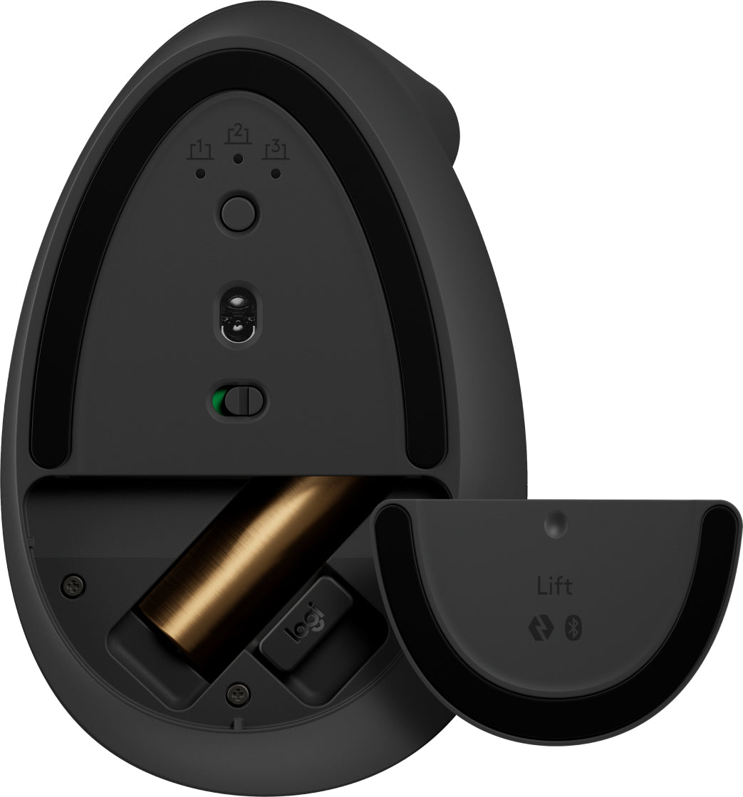 Mouse Logitech Lift Ergonómico Vertical 1000dpi — Grafito