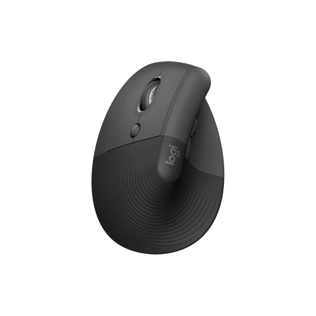 Mouse Logitech Lift Left Ergonómico Vertical 1000dpi Color Grafito