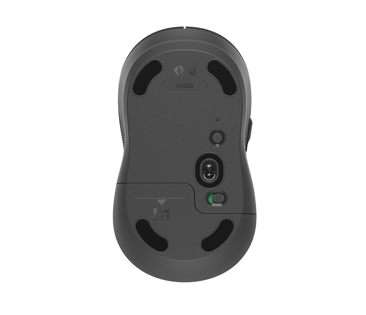 Mouse Logitech Signature M650 Medium Wireless 400 dpi Color Grafito
