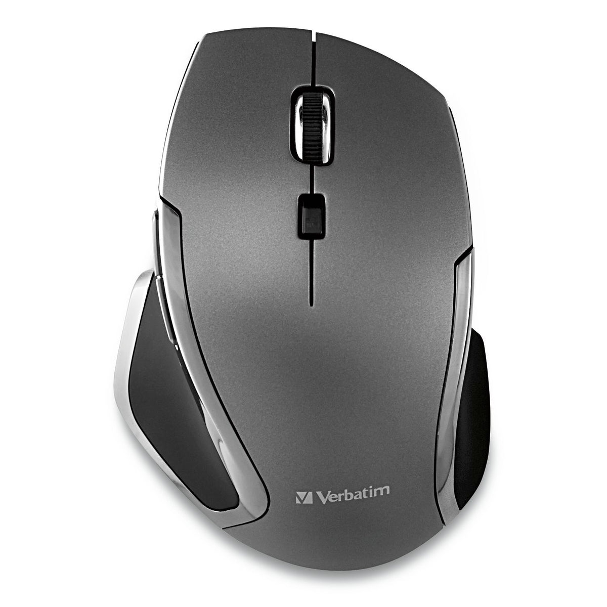 Mouse Verbatim Inalámbrico Deluxe 6 Botones Iluminación LED Color Grafito Ideal Para Notebook