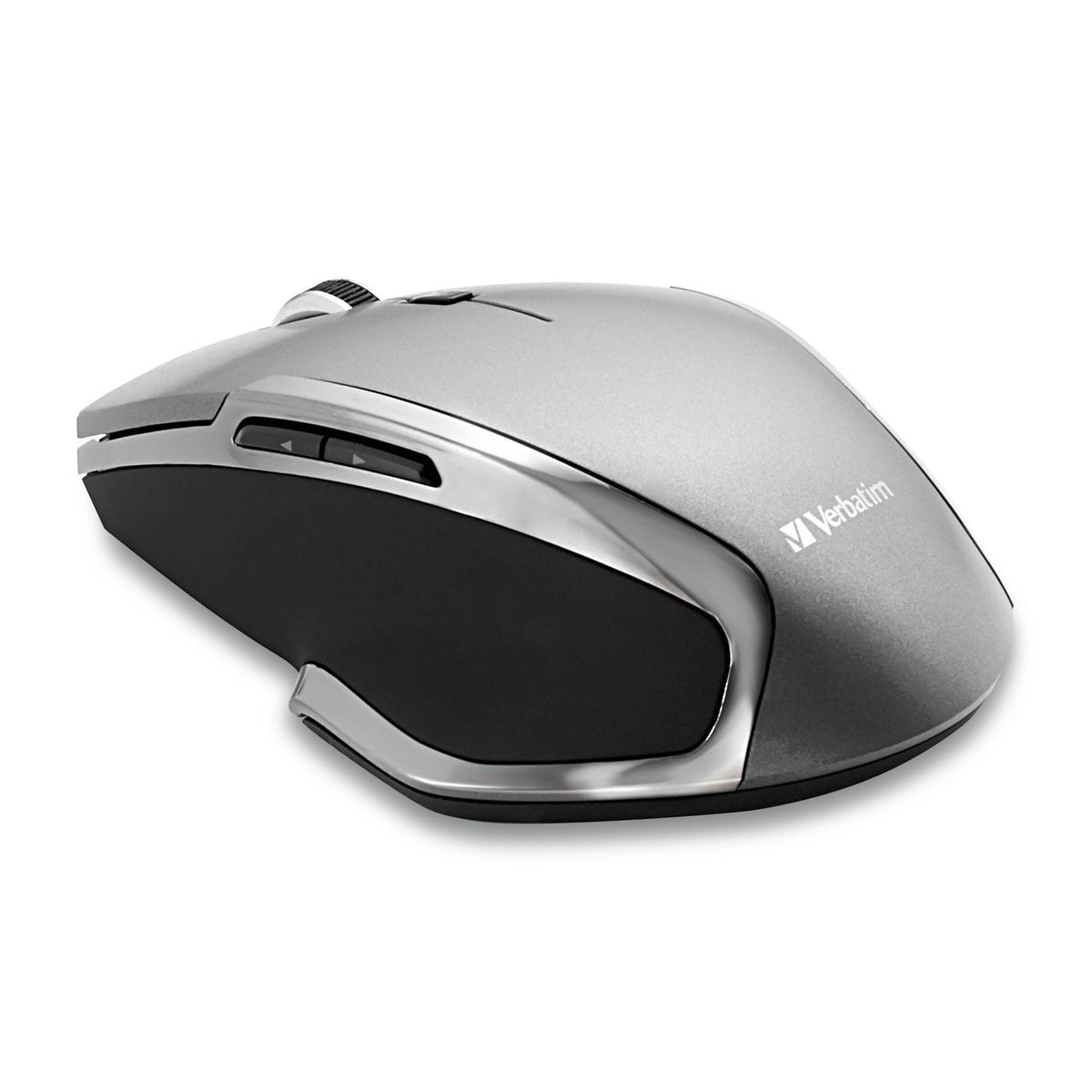 Mouse Verbatim Inalámbrico Deluxe 6 Botones Iluminación LED Color Grafito Ideal Para Notebook
