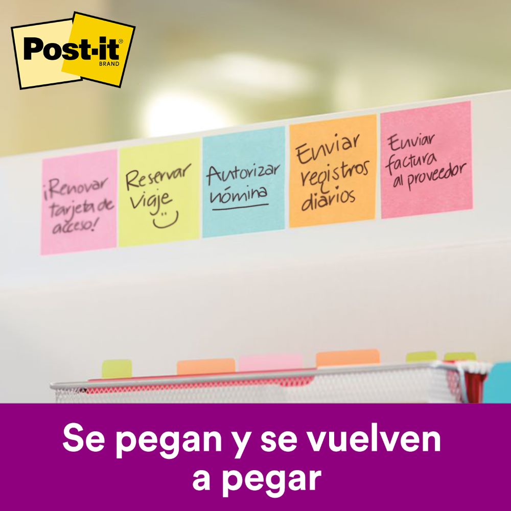 Notas Adhesivas 3M Post It 3x3 Style 90 Notas