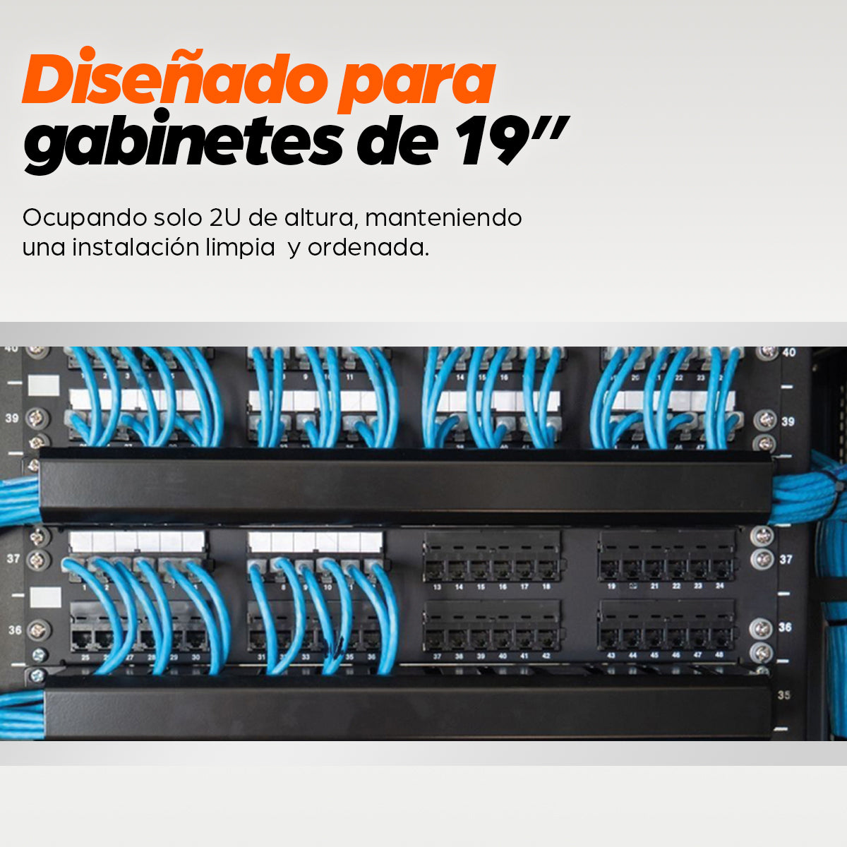 Organizador Horizontal Intellinet 168458