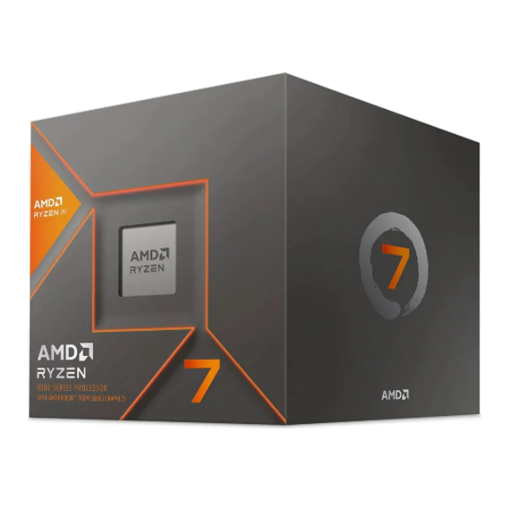 Procesador AMD Ryzen 7 8700G 4.2GHz 16MB 65W 8 Cores 16 Threads AI 16 TOPS Socket AM5 con Graficos con Disipador