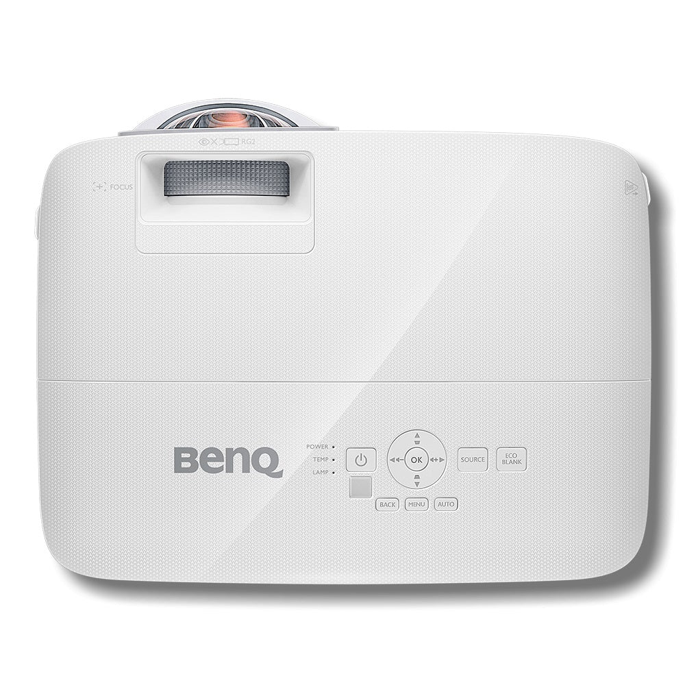 Proyector BenQ MW826STH DLP Tiro Corto 3500 Lúmenes Resolución WXGA 1280x800 Lámpara Contraste 20000:1