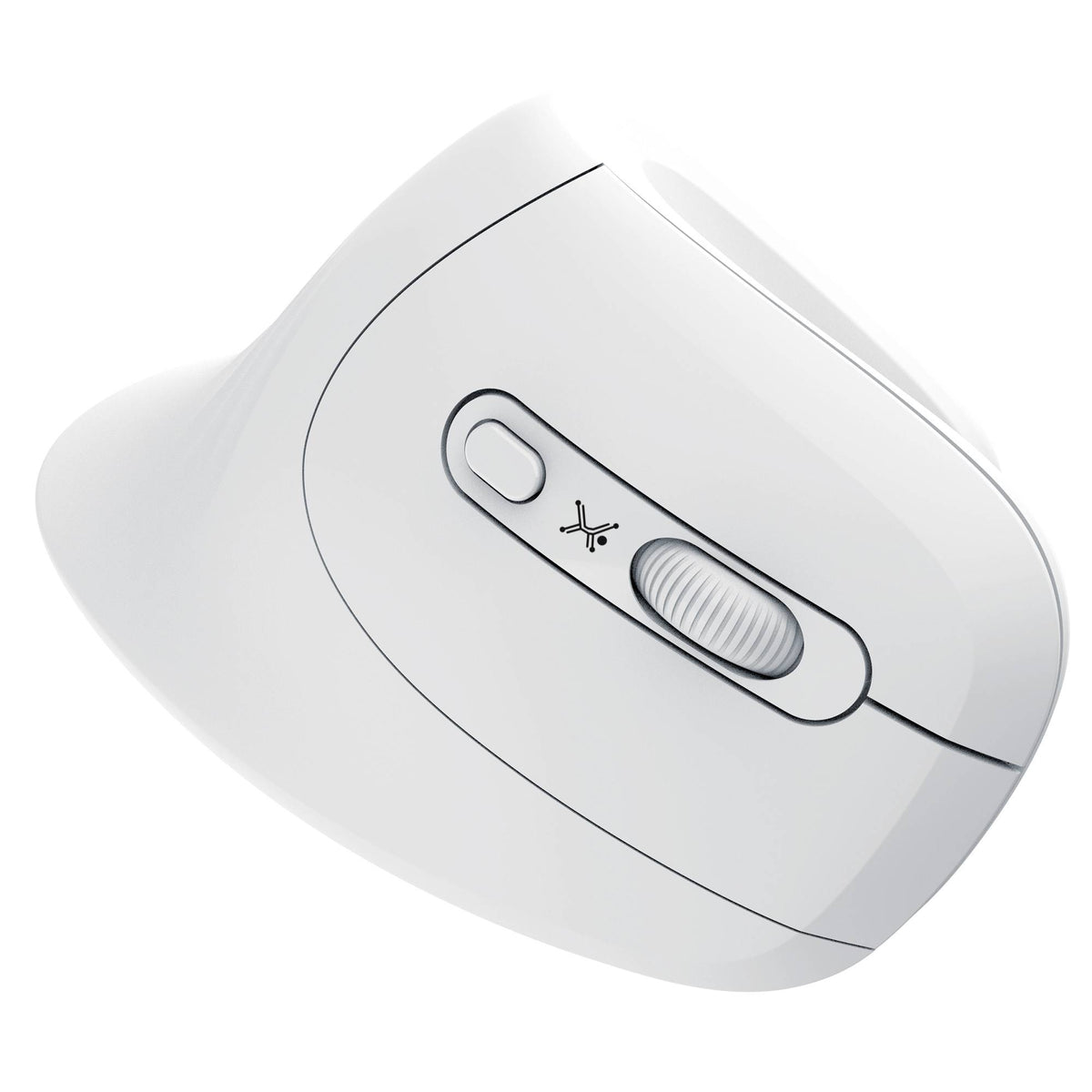 Raton Vertical Ergonómico 3200dpi Snouse — Blanco