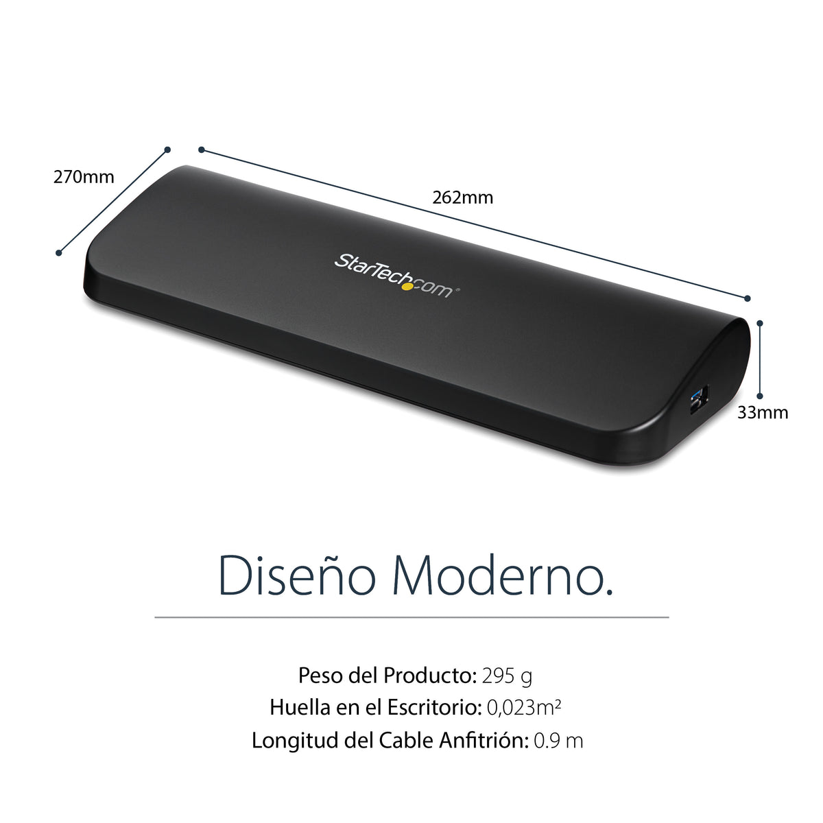 Replicador de Puertos StarTech.com USB3SDOCKHDV