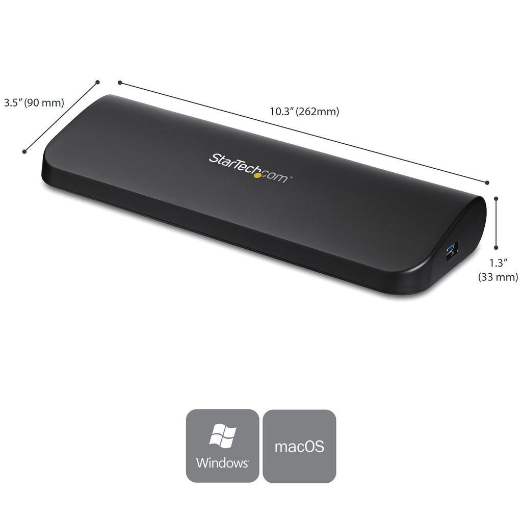 Replicador de Puertos StarTech.com USB3SDOCKHDV
