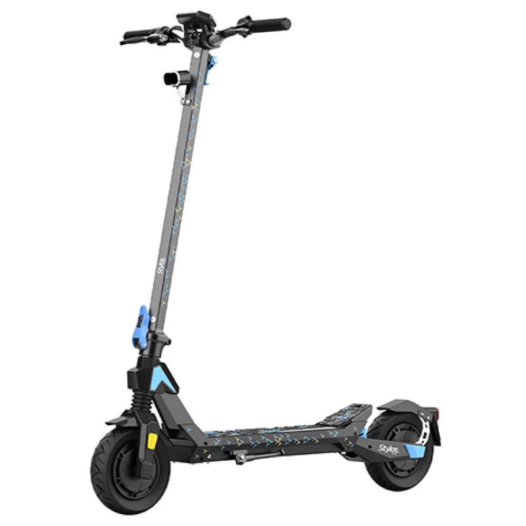 Scooter Eléctrico Stylos M3 Negro con — Azul