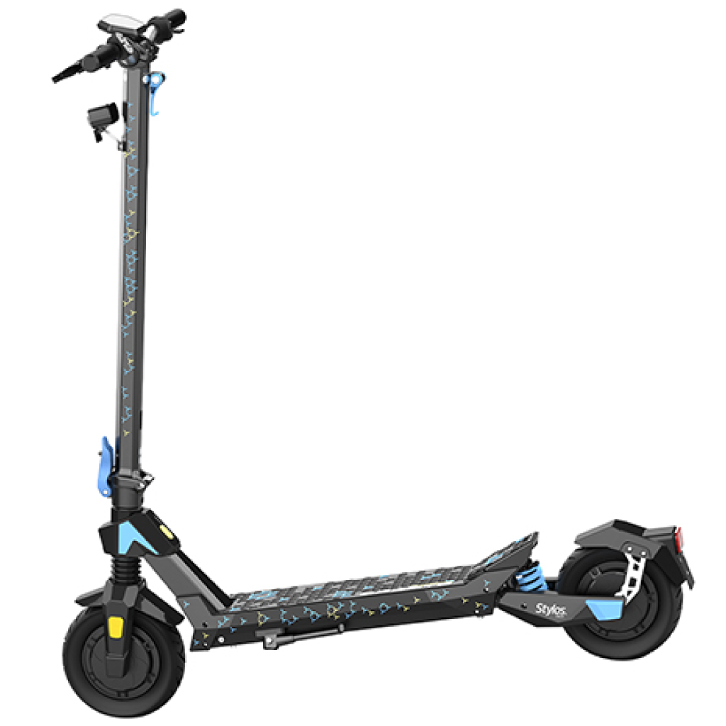 Scooter Eléctrico Stylos M3 Negro con — Azul