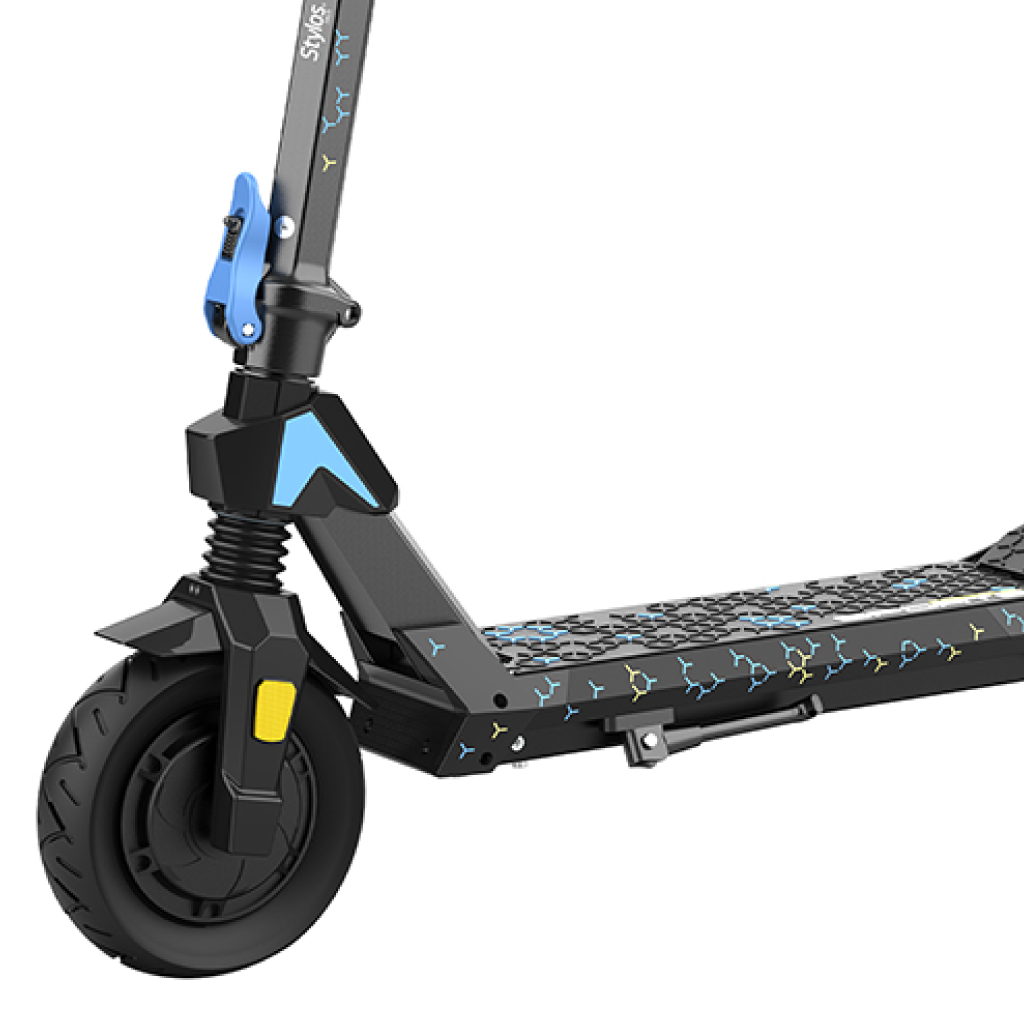 Scooter Eléctrico Stylos M3 Negro con — Azul