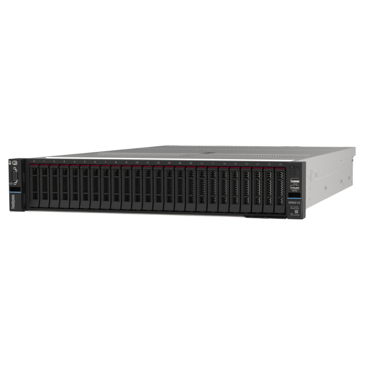 Servidor Lenovo SR650 V4 1xIntel Xeon 6505P 12C 2.2GHz 150W 1x32GB 2Rx8 1x480GBSSD RAID 940-8i4GB PCIe Gen4 12Gb2x1300W