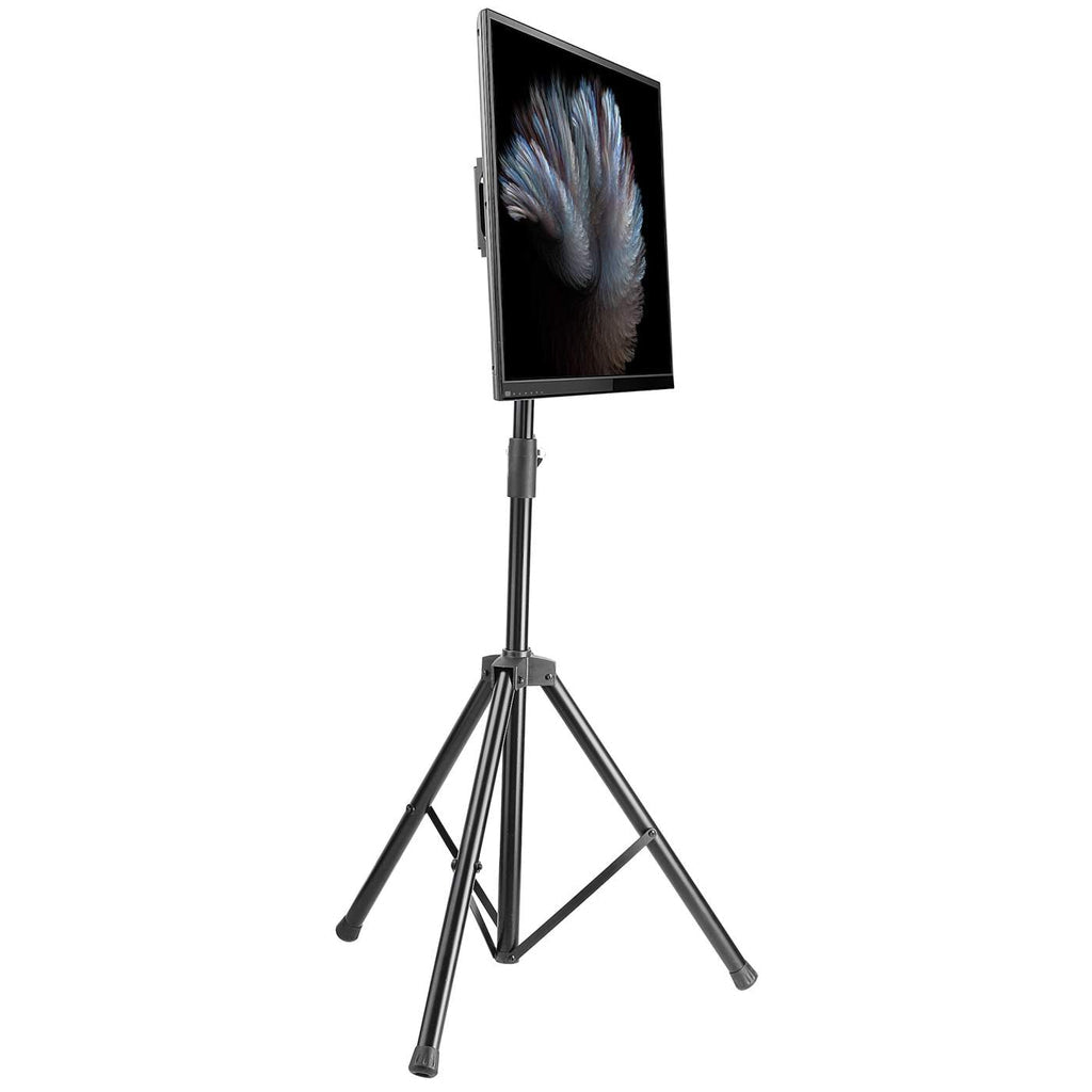 Soporte TV Manhattan 37" a 70" Piso con Trípode Ajusto Vertical Color Negro