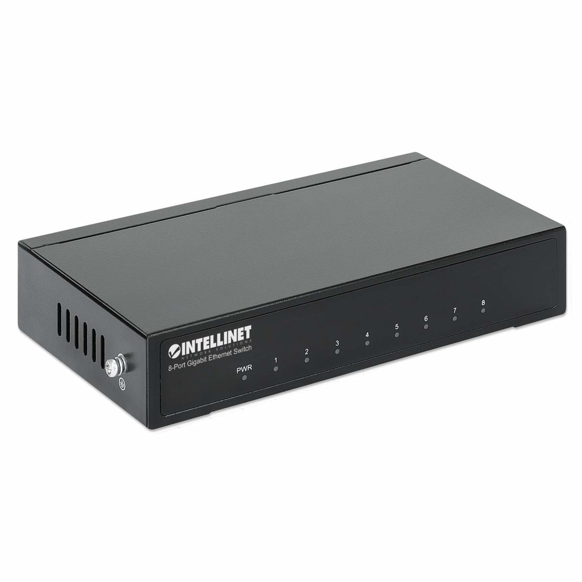 Switch Intellinet Escritorio Ethernet Gigabit 8 Puertos Color Negro