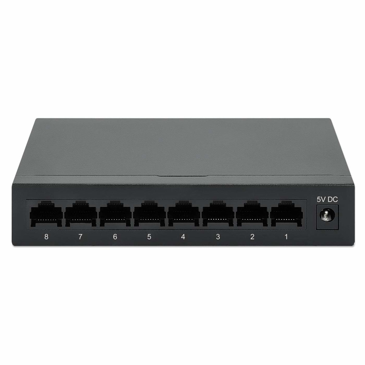 Switch Intellinet Escritorio Ethernet Gigabit 8 Puertos Color Negro