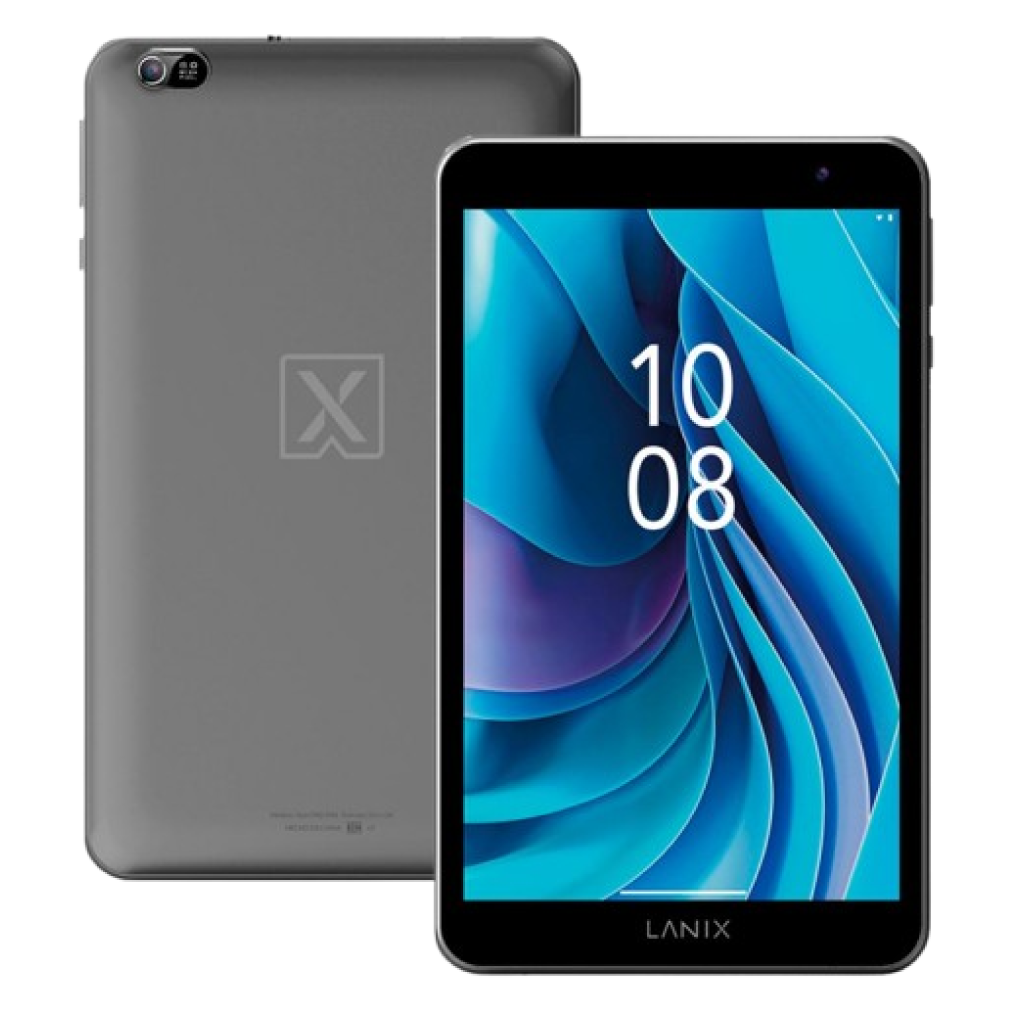 Tablet Lanix Ilium PAD RX8 8" AllWinner A523 64GB RAM 4GB Cámara 5MP+8MP Android 15 Gris