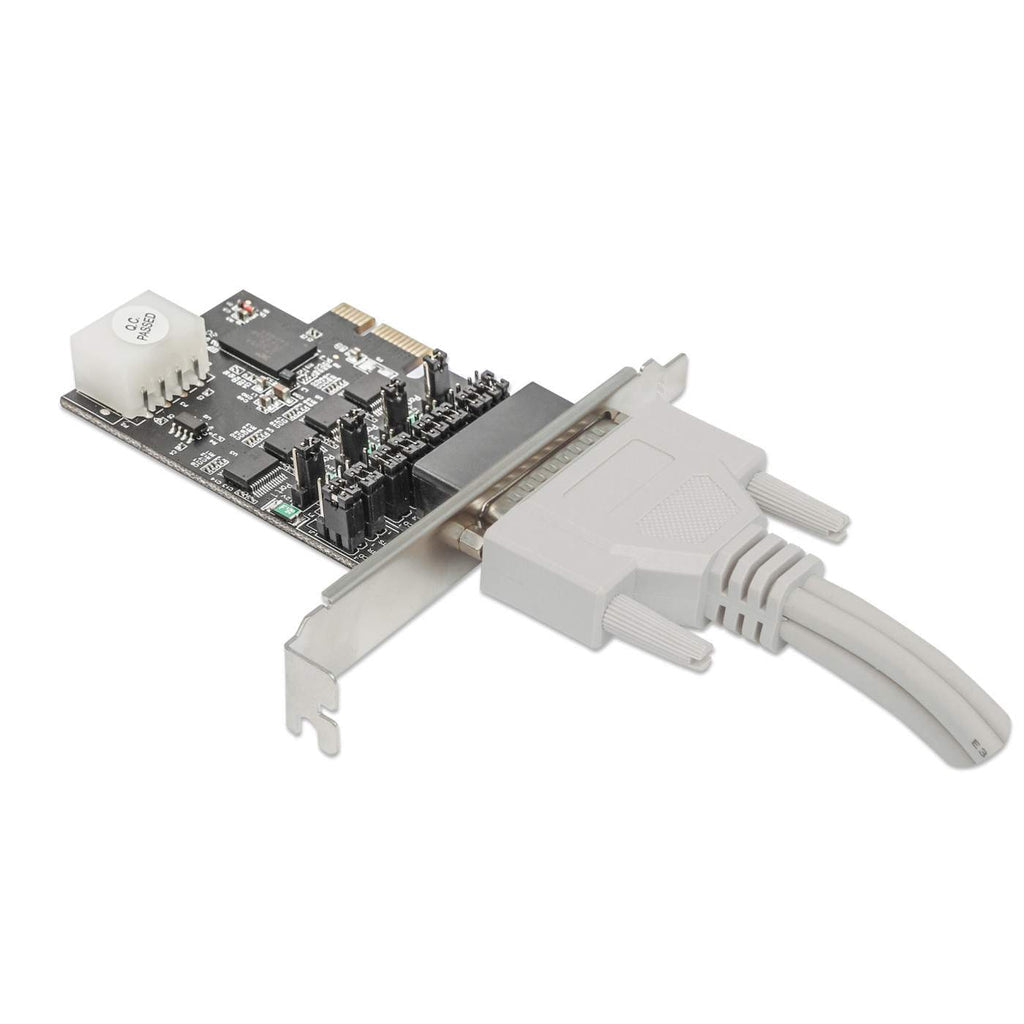 Tarjeta Serial Manhattan PCI Express 4 Puertos DB9