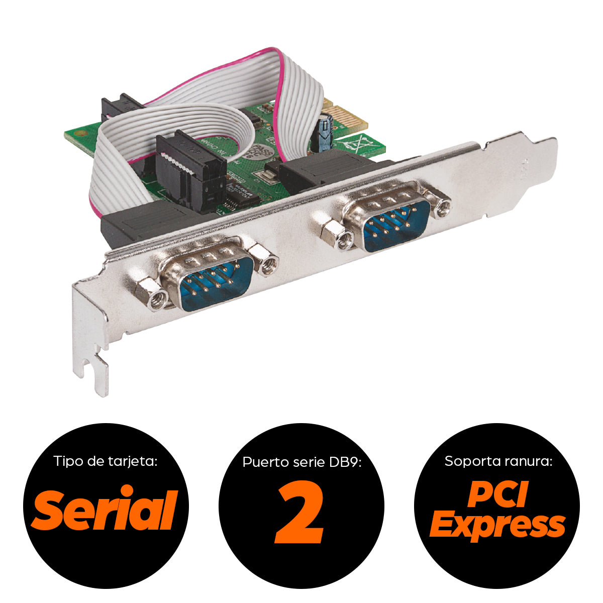 Tarjeta Serial PCI Express Manhattan 152082