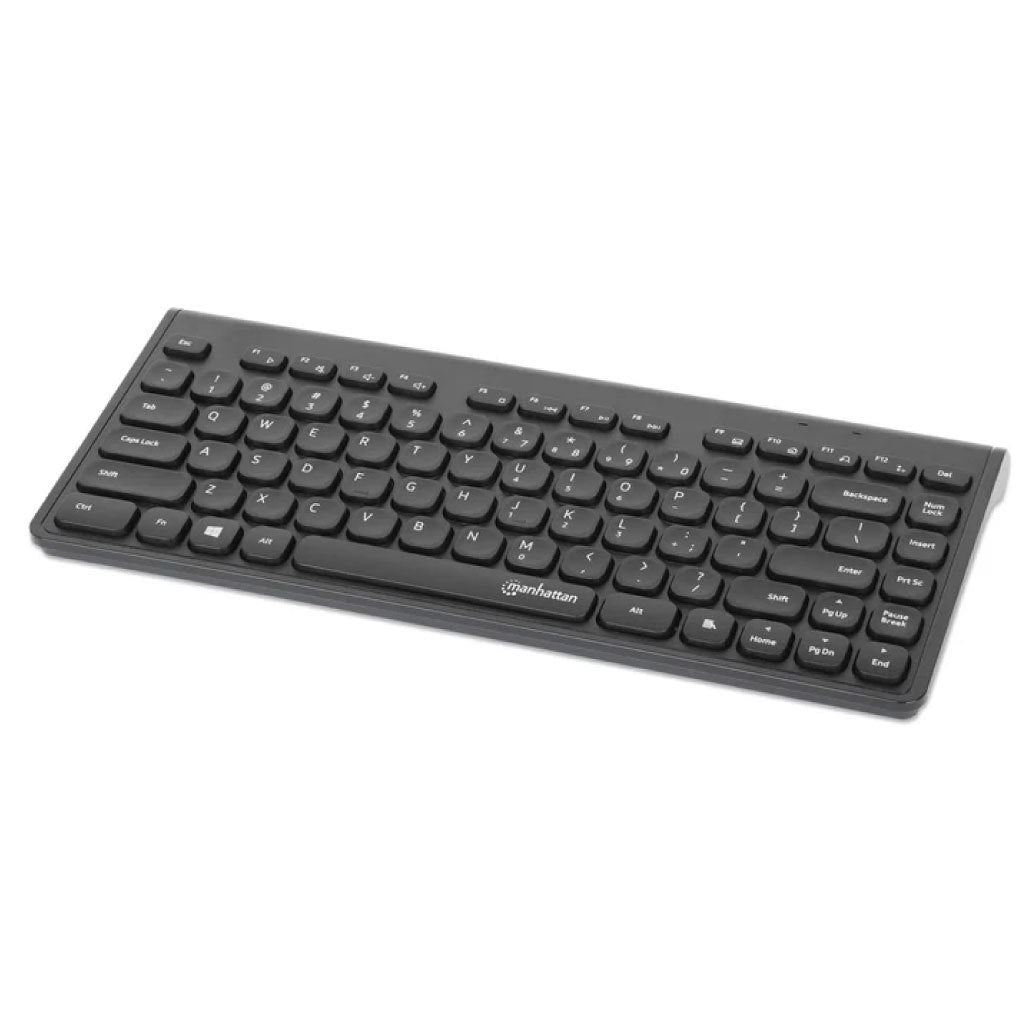 Teclado Chocolate Inalámbrico Manhattan 2.4G Negro