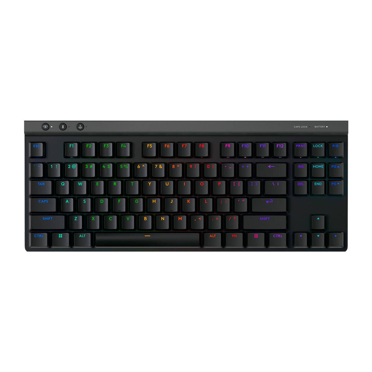 Teclado Logitech G515 LightSpeed TKL Inalámbrico Gaming USB — Negro