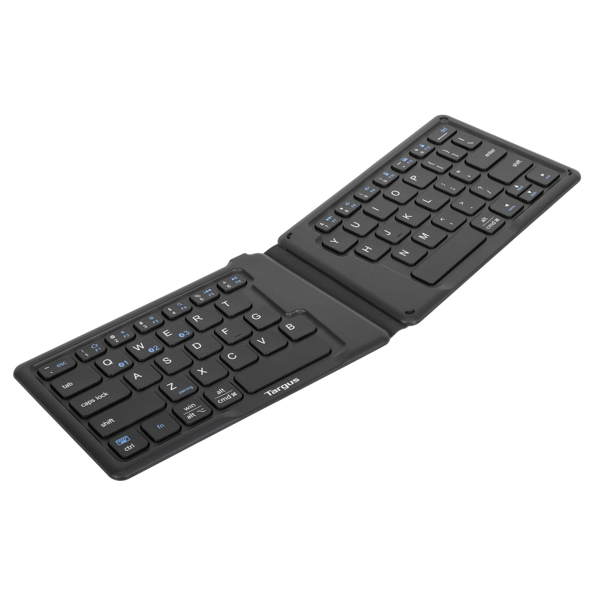 Teclado Targus Inalámbrico Plegable Ergonómico USB Color Negro