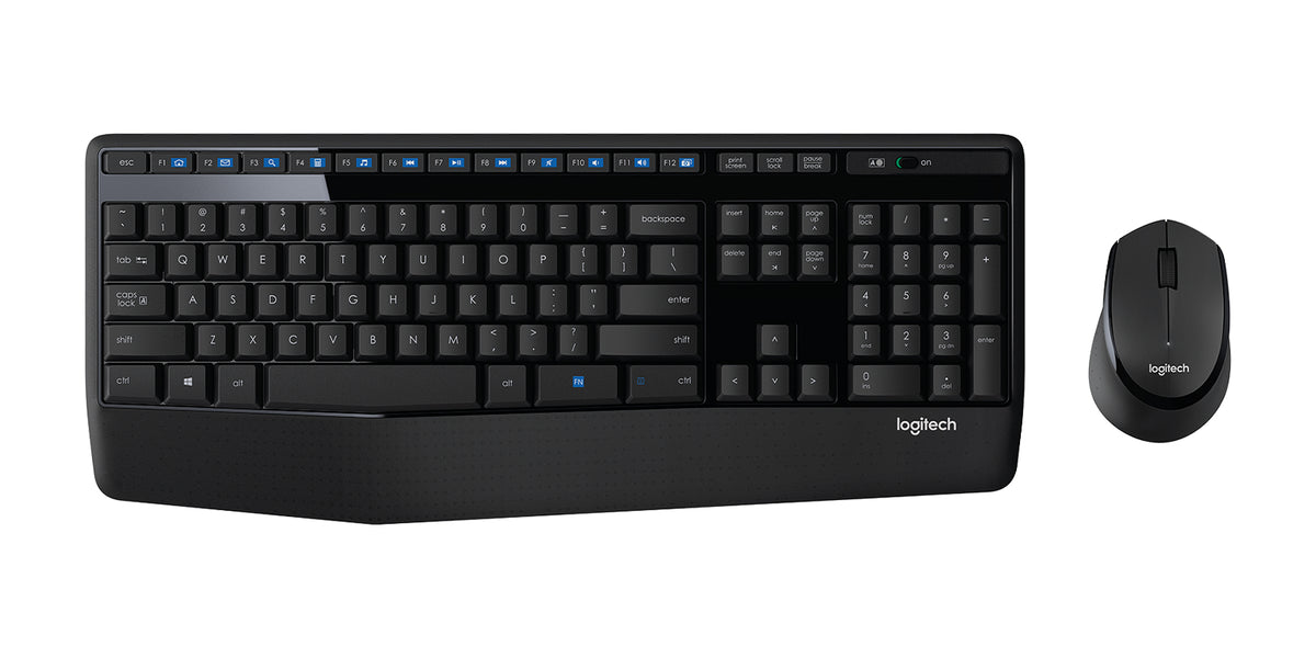 Teclado y Mouse Logitech MK345 Inalámbrico 1000 dpi USB Color Negro