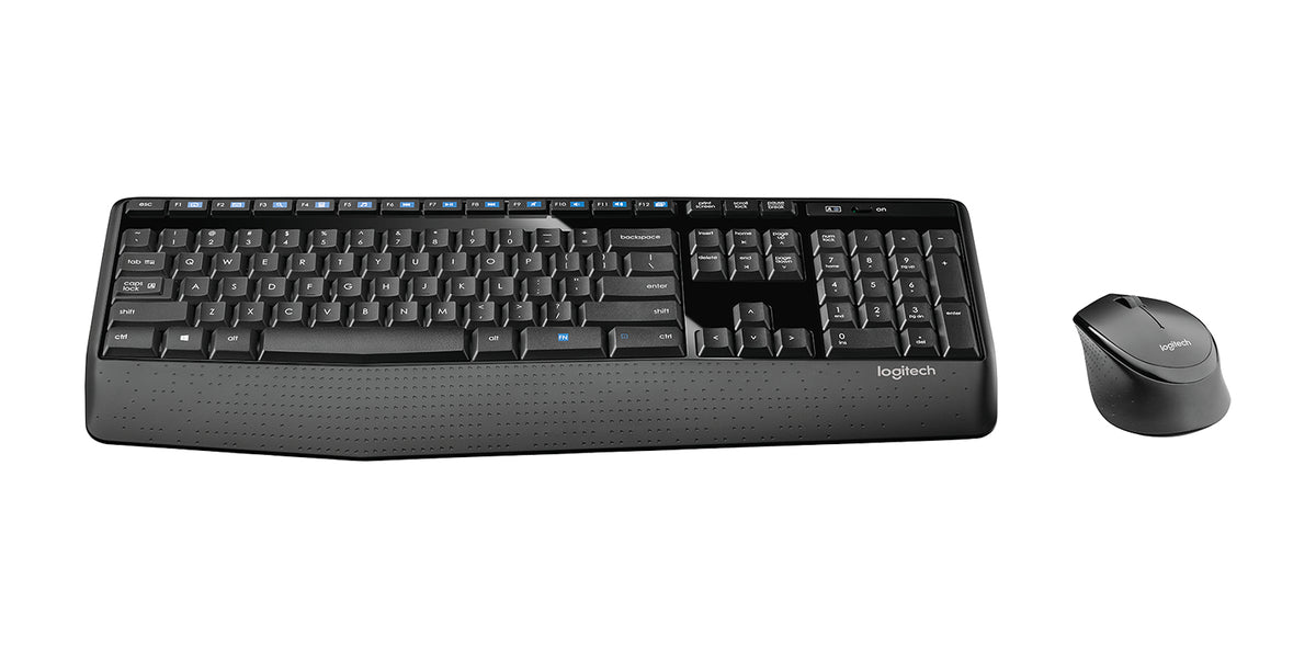 Teclado y Mouse Logitech MK345 Inalámbrico 1000 dpi USB Color Negro