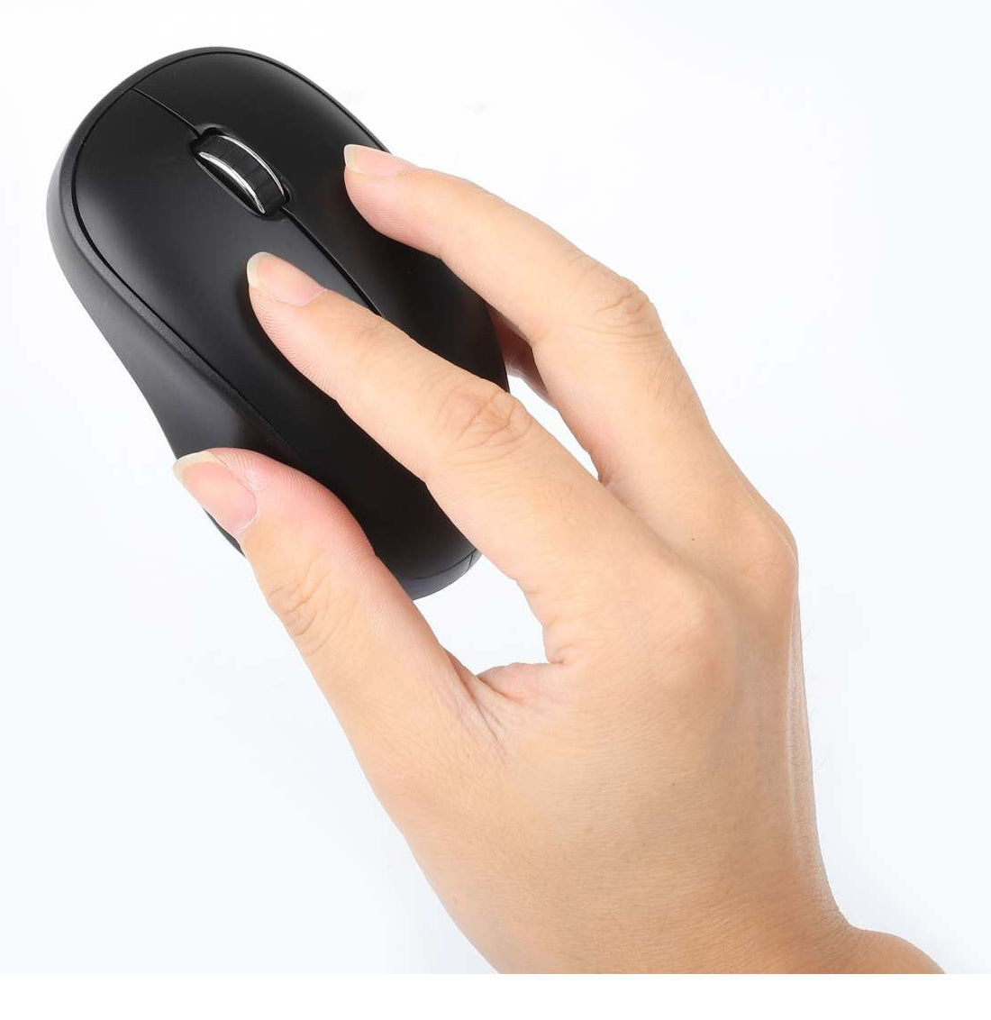 Teclado y Mouse Óptico Inalámbrico Manhattan 2.4G Negro combo
