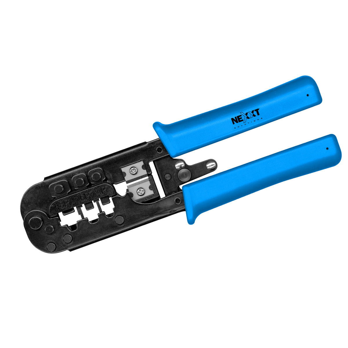 Tenaza Modular Nexxt Solutions con Prensa Terminal Pro-3 (8P8C/RJ45 - 6P6C/RJ12 - 6P4C/RJ11 - 6P2C - 4P4C - 4P2C)