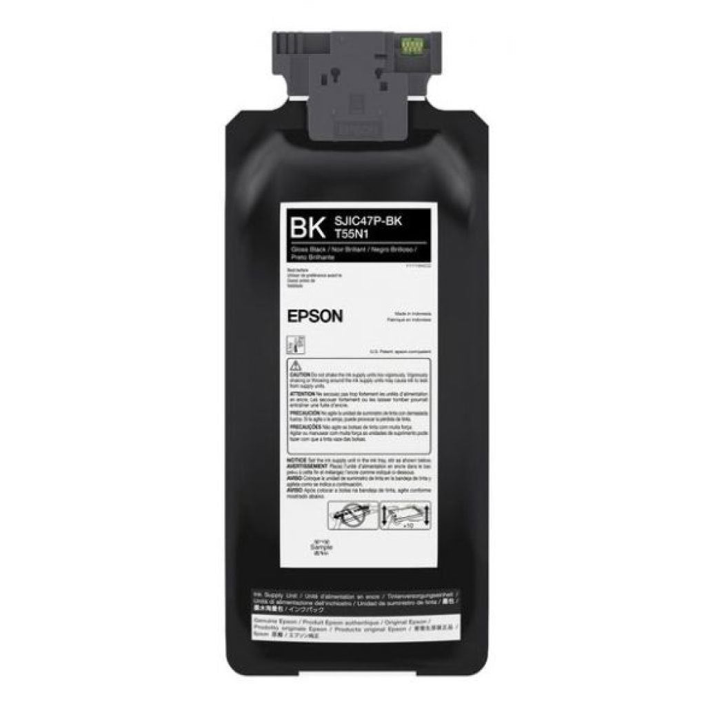 Tinta Epson SJIC47P (BK) Gloss Black Ink Pack C8000