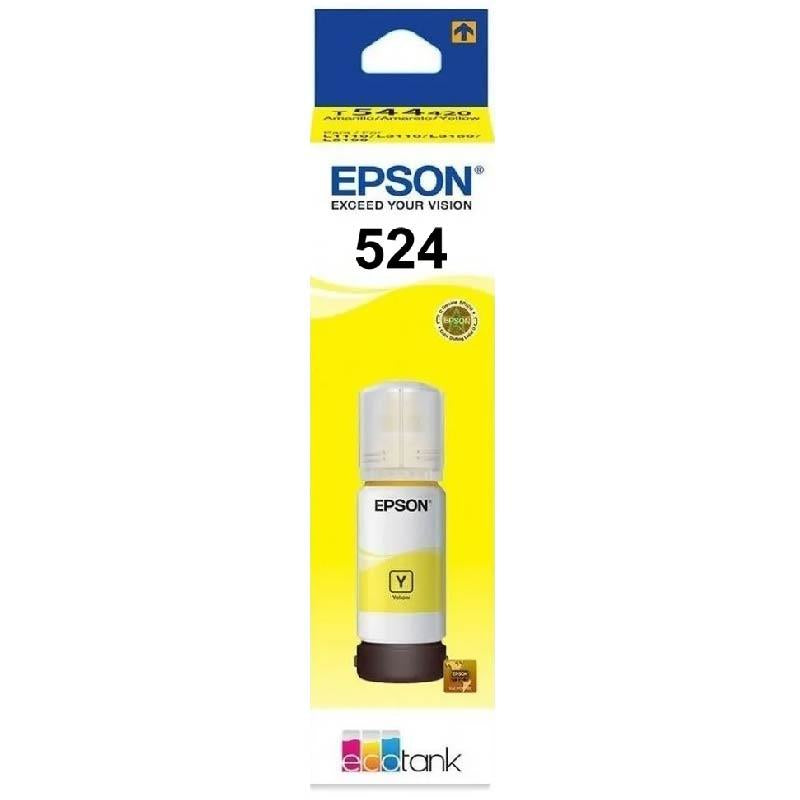 Tinta Epson T524 EcoTank L15160/L6490 Color Amarillo