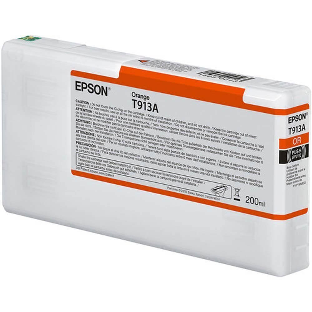 Tinta Epson UltraChrome HD 200Ml — Naranja