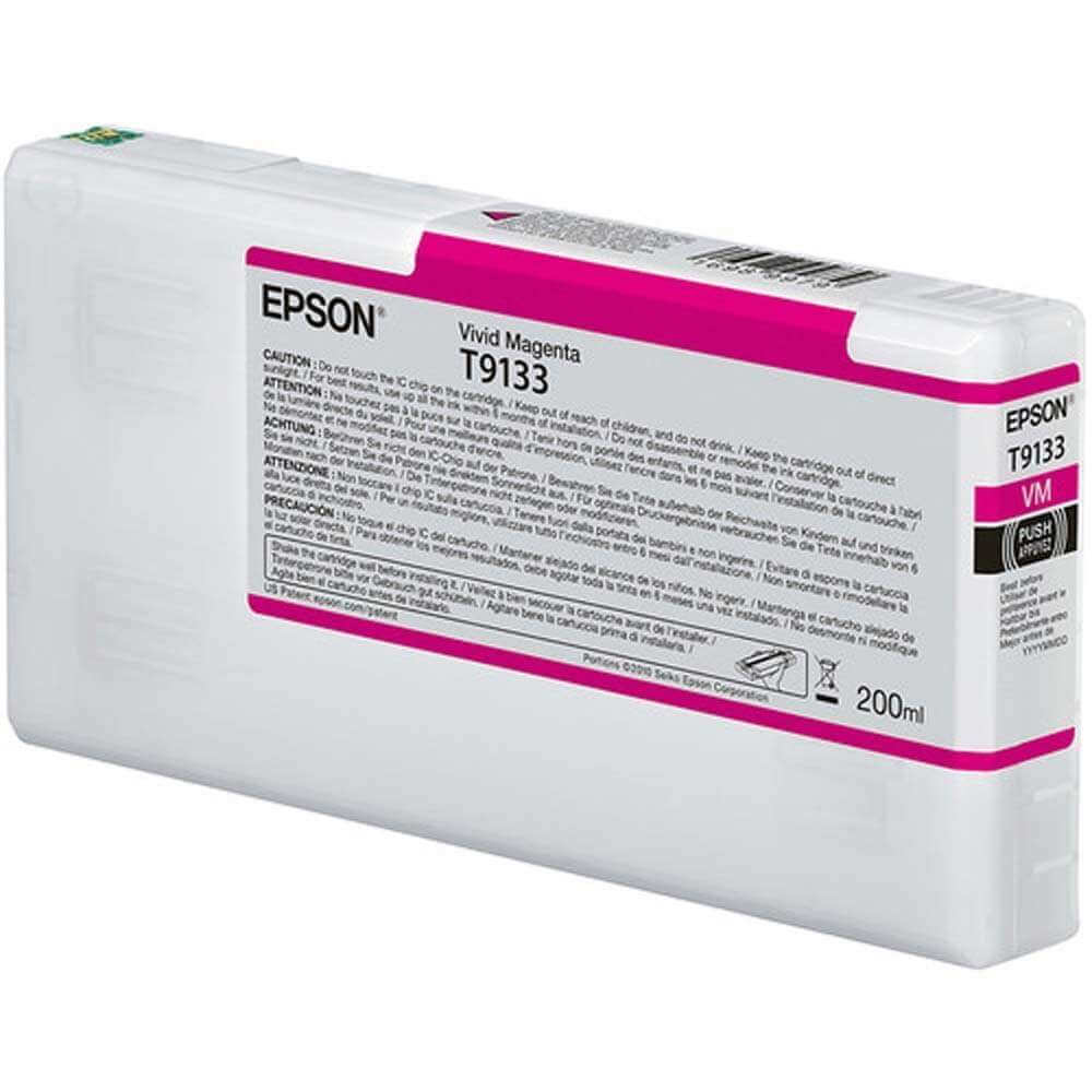 Tinta Epson UltraChrome HD 200Ml Color Magenta Vivo