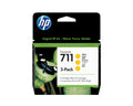 Tinta HP LF 711 Amarillo 3Pack DesignJet