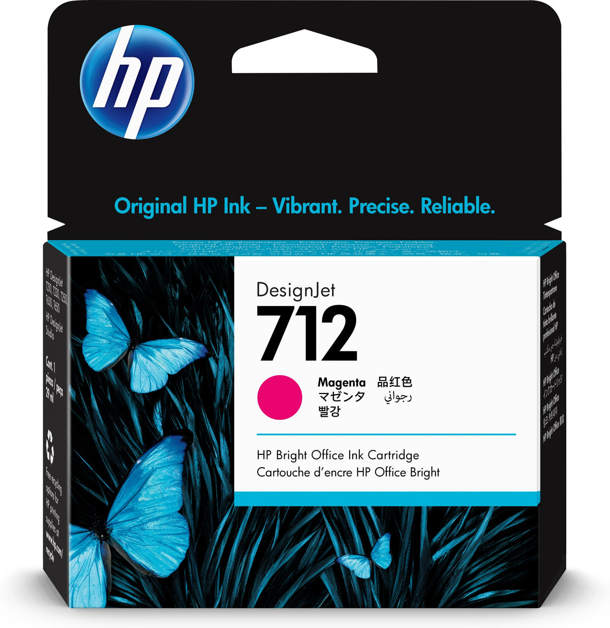 Tinta HP LF DesignJet 712 29ml Color Magenta