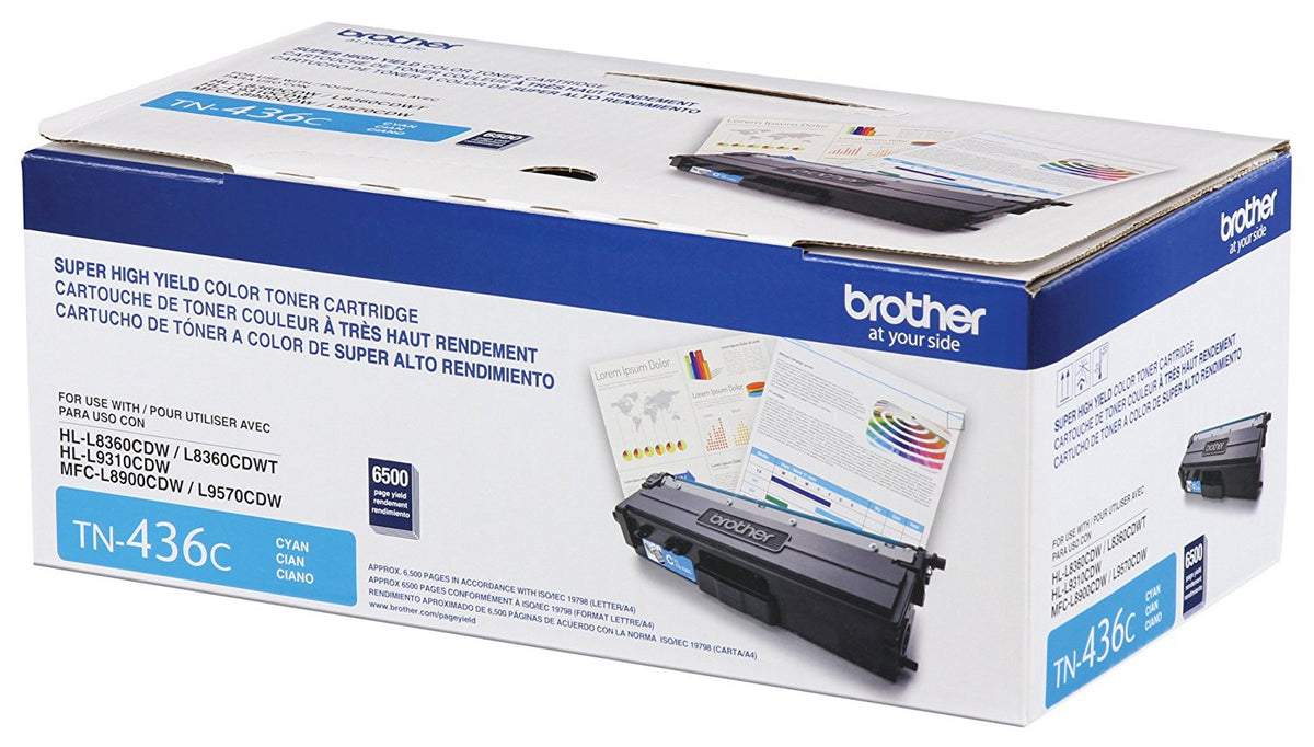 Toner Brother (Valor) Alto Rendimiento 6500 Paginas para HLL9310CDW/MFCL8900CDW Color Cian