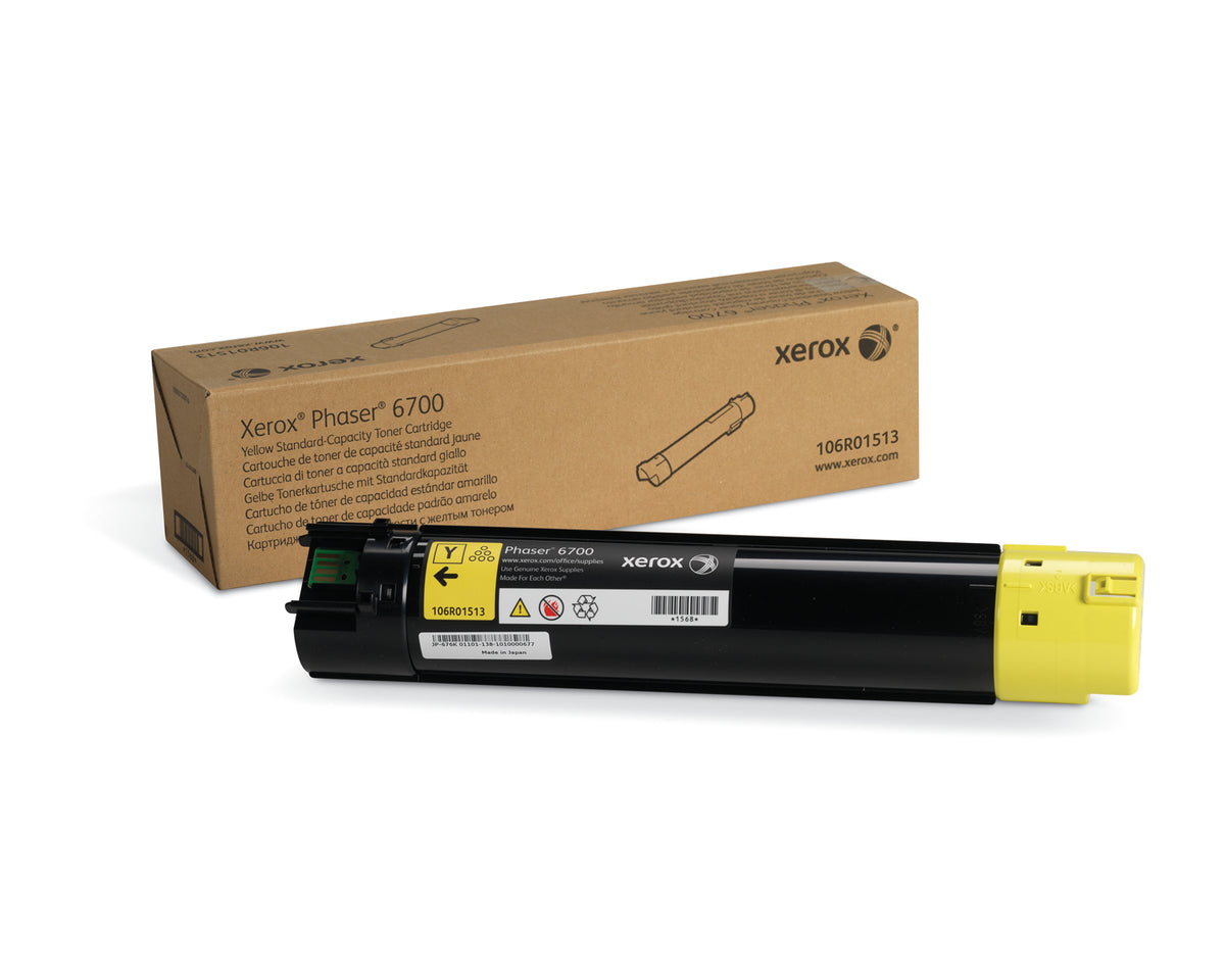 Toner Xerox 106R01513 Amarillo 5000 Páginas Phaser 6700