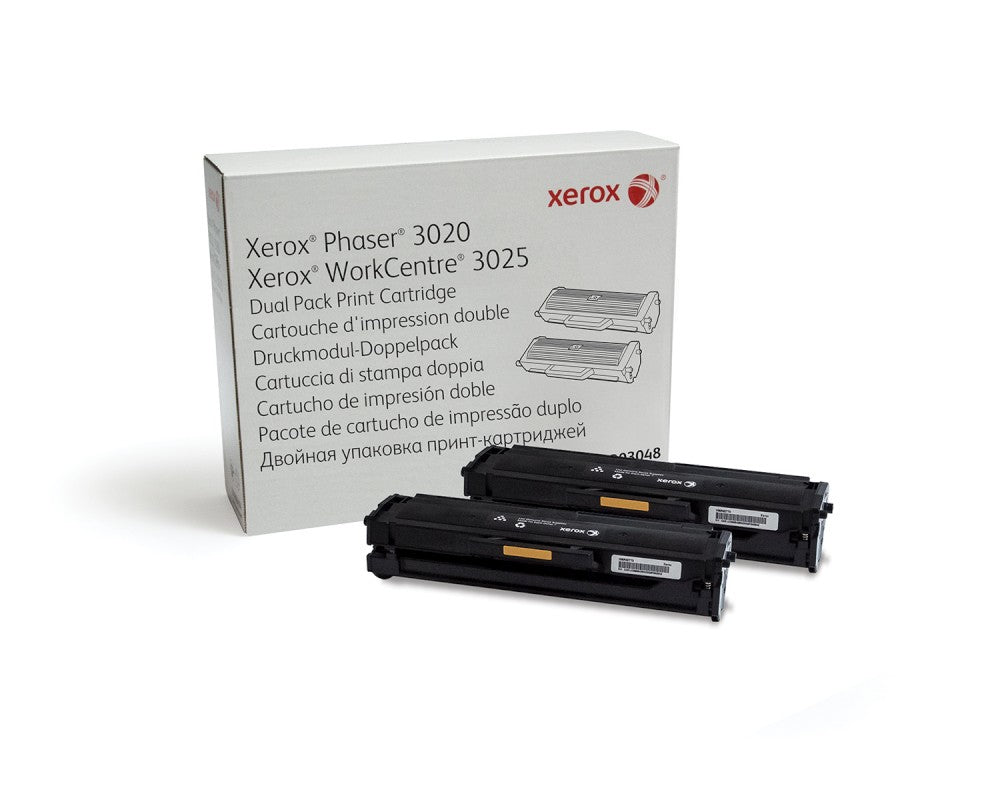 Toner Xerox Dual Pack Negro WC3020 /3025 3000 Páginas