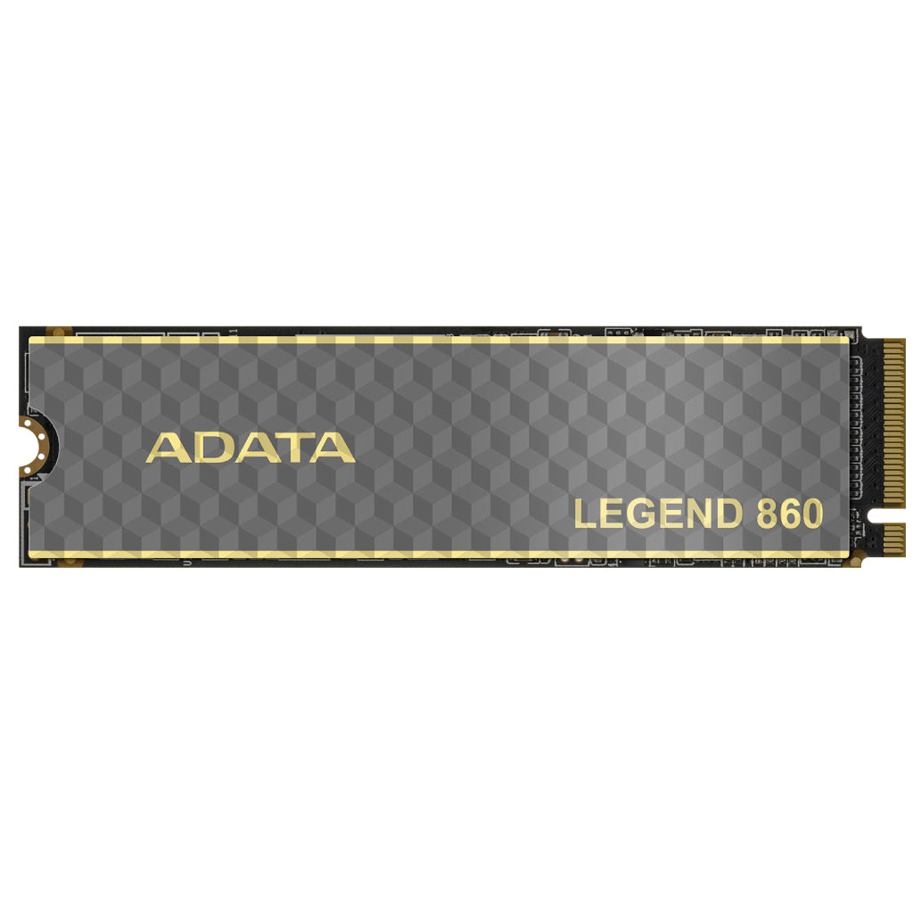 Unidad de Estado Sólido SSD ADATA Legend 860 1000GB PCIE Gen4 M.2 2280 6000/4000MBS Compatible con PS5 Disipador Al