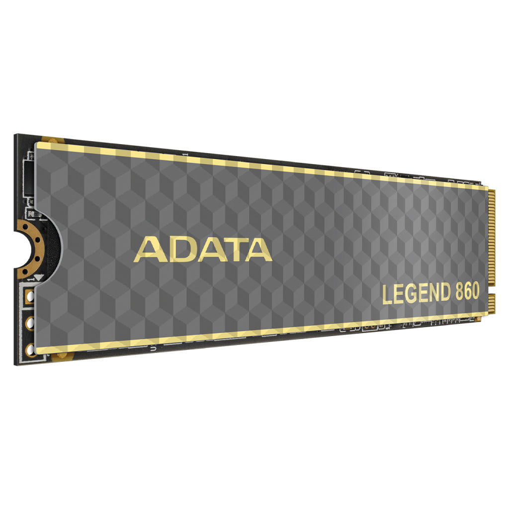 Unidad de Estado Sólido SSD ADATA Legend 860 1000GB PCIE Gen4 M.2 2280 6000/4000MBS Compatible con PS5 Disipador Al