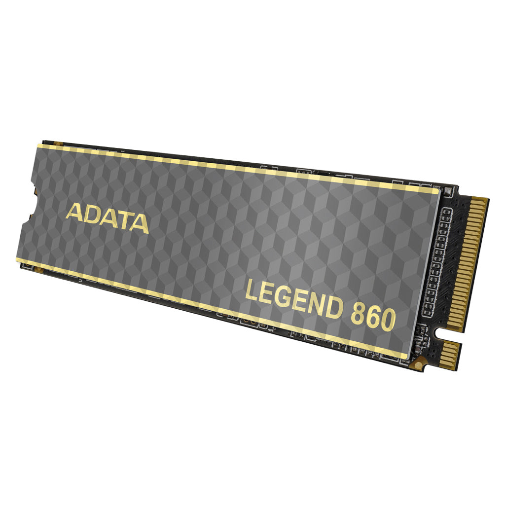 Unidad de Estado Sólido SSD ADATA Legend 860 1000GB PCIE Gen4 M.2 2280 6000/4000MBS Compatible con PS5 Disipador Al