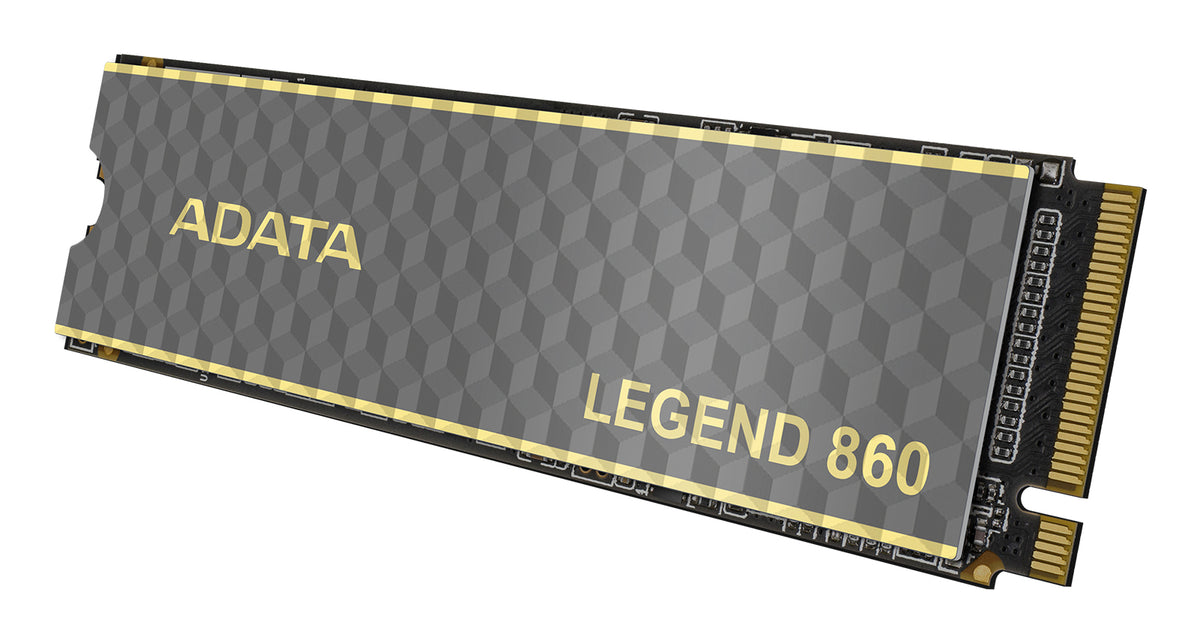 Unidad de Estado Sólido SSD ADATA Legend 860 500GB PCIE Gen4 M.2 2280 5000/3000Mbs Compatible con PS5 Disipador Alu